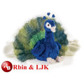 custom sports stuffed peacock plush toy